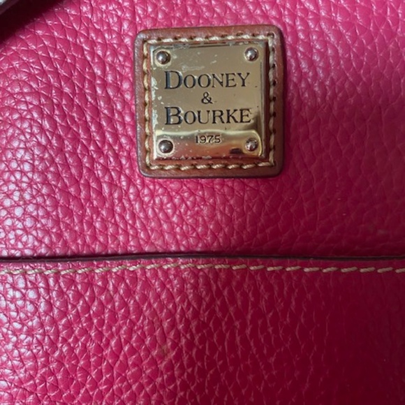 Dooney & Bourke pink leather bag - Picture 3 of 11